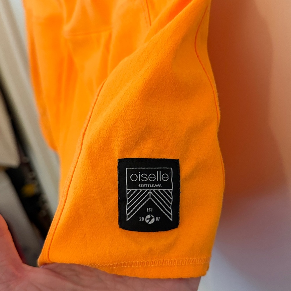 Oiselle Roga running short - 8 - pop (orange) - Picture 5 of 5